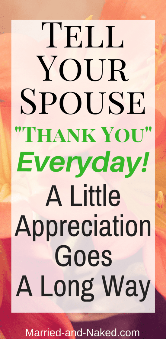 appreciation in marriage
