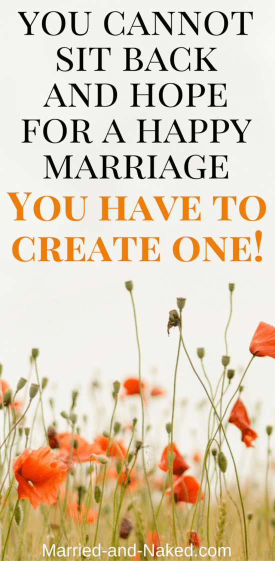 create a happy marriage