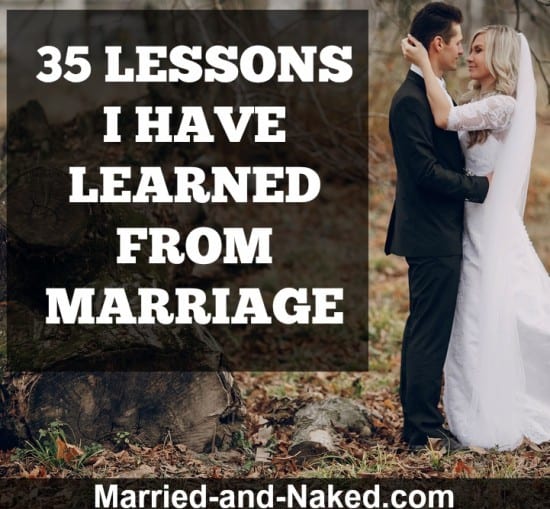 35 lessons learned from marriage