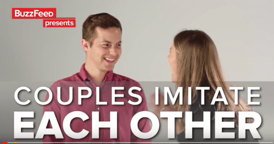 couples imitate each other - married and naked