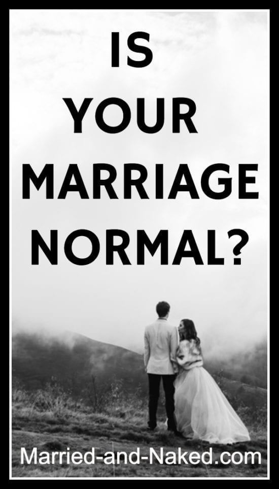 Is your marriage normal